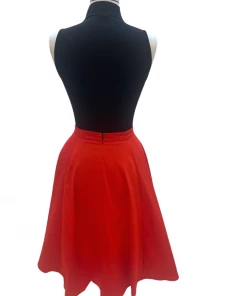 IXIA2 Fashion Frenzy Midi Skirt - Red Mini Skirts & Mid Length Skirt