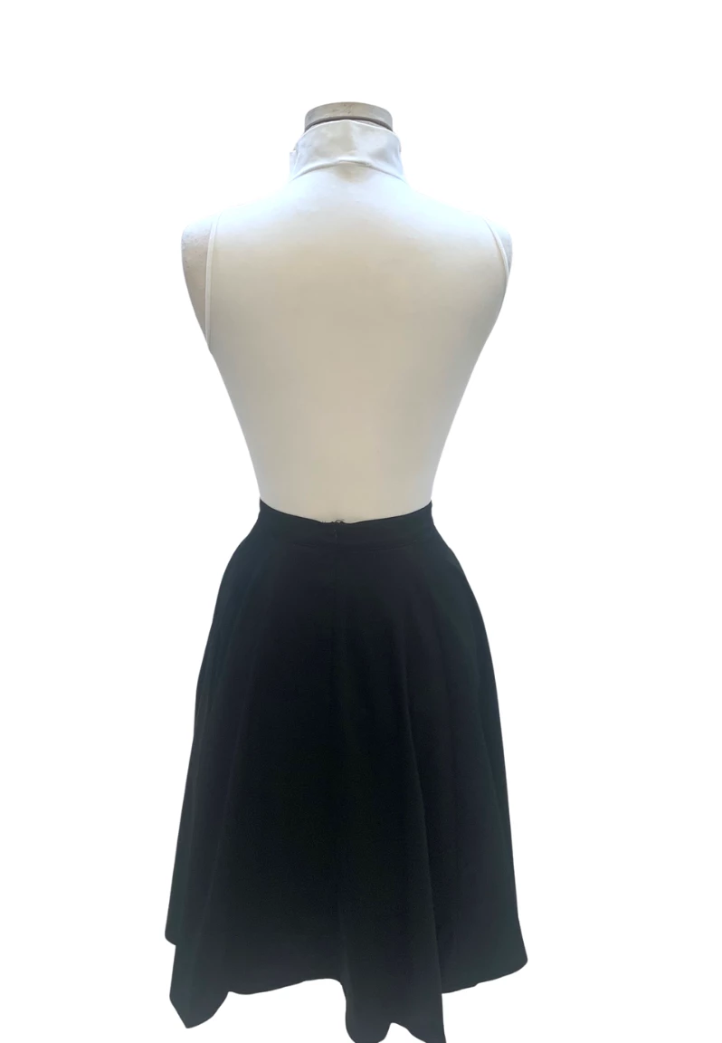 IXIA2 Mini Skirts & Mid Length Skirt Fashion Frenzy Solid Black Midi Skirt 6 IXIA2 Mini Skirts & Mid Length Skirt Fashion Frenzy Solid Black Midi Skirt