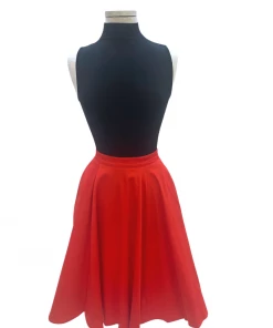 IXIA2 Fashion Frenzy Midi Skirt - Red Mini Skirts & Mid Length Skirt