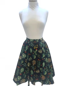 IXIA2 Mini Skirts & Mid Length Skirt Fashion Frenzy Cactus Party Midi Skirt