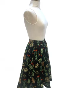 IXIA2 Mini Skirts & Mid Length Skirt Fashion Frenzy Cactus Party Midi Skirt