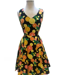 IXIA2 Pin Up Dresses Claire Citrus Dress