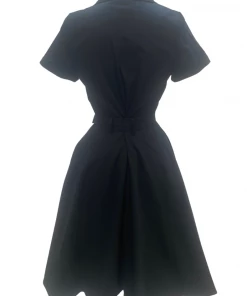 IXIA2 It's A Wrap Missy Black Shirt Dress Pin Up Dresses