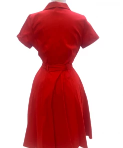 IXIA2 Pin Up Dresses It's A Wrap Missy Red Shirt Dress
