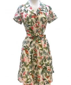 IXIA2 It's A Wrap Missy Jungle Shirt Dress