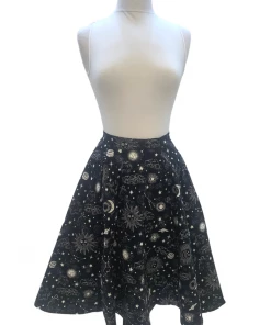 IXIA2 Mini Skirts & Mid Length Skirt Fashion Frenzy Over The Moon Midi Skirt