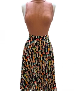 LA SOUL Mini Skirts & Mid Length Skirt Alice In Wonderland Mushroom Skirt