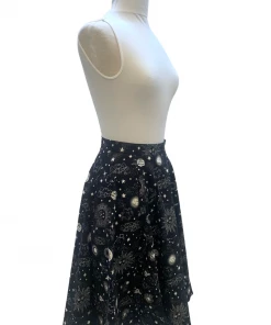 IXIA2 Mini Skirts & Mid Length Skirt Fashion Frenzy Over The Moon Midi Skirt