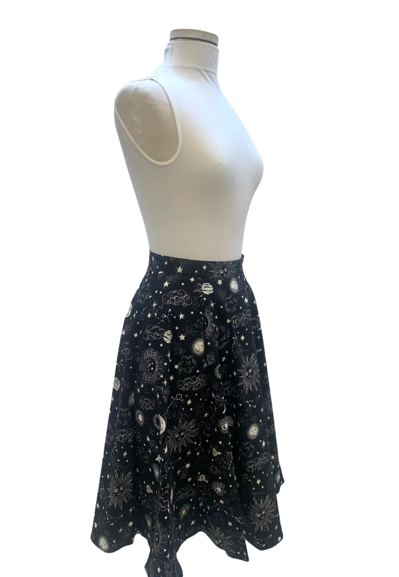 IXIA2 Mini Skirts & Mid Length Skirt Fashion Frenzy Over The Moon Midi Skirt 4 IXIA2 Mini Skirts & Mid Length Skirt Fashion Frenzy Over The Moon Midi Skirt