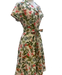 IXIA2 It's A Wrap Missy Jungle Shirt Dress