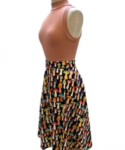 LA SOUL Mini Skirts & Mid Length Skirt Alice In Wonderland Mushroom Skirt