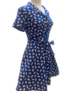 IXIA2 It's A Wrap Corgi Shirt Dress Pin Up Dresses