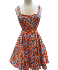 IXIA2 Pin Up Dresses Missy Strawberries & Blueberries