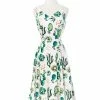 IXIA2 Pin Up Dresses Claire Dress- Cactus