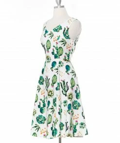 IXIA2 Pin Up Dresses Claire Dress- Cactus