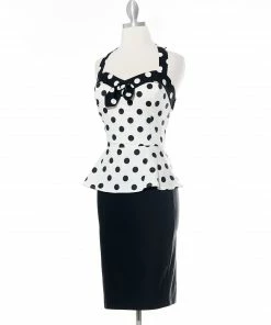 IXIA2 Ms. Dot Vintage White Top