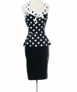IXIA2 Ms. Dot Vintage Black Top