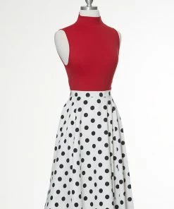 Varga Spotless Mind Midi Skirt - White Mini Skirts & Mid Length Skirt