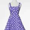 IXIA2 Merry Marilyn Dress - Lavender Pin Up Dresses