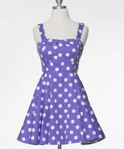 IXIA2 Merry Marilyn Dress - Lavender Pin Up Dresses