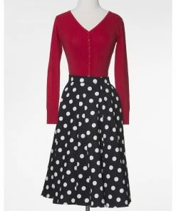 DEBUT Easy Going Cardigan - Red