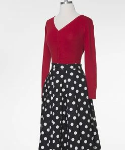 DEBUT Easy Going Cardigan - Red