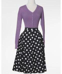 DEBUT Easy Going Cardigan - Purple Sweaters & Cardigans