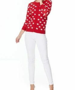 MAK-1 Cute As A Button Scottie Cardigan Black Sweaters & Cardigans