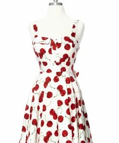 Varga Cherry Pie Marilyn Dress - White