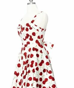 Varga Cherry Pie Marilyn Dress - White
