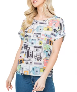 LA SOUL Short Sleeve Top Picture Perfect Top