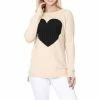 MAK-1 You Have My Heart Ivory Sweaters & Cardigans