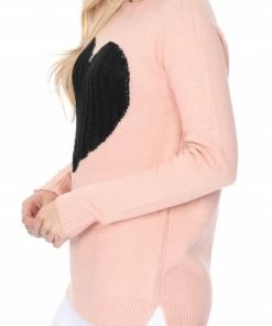 MAK-1 You Have My Heart Ivory Sweaters & Cardigans