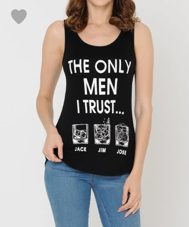 Alphabetapparel The Only Man I Trust Black Graphic Tank & Tee Shirts 6 Alphabetapparel The Only Man I Trust Black Graphic Tank & Tee Shirts