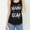 Alphabetapparel Mama Black Graphic Tank & Tee Shirts