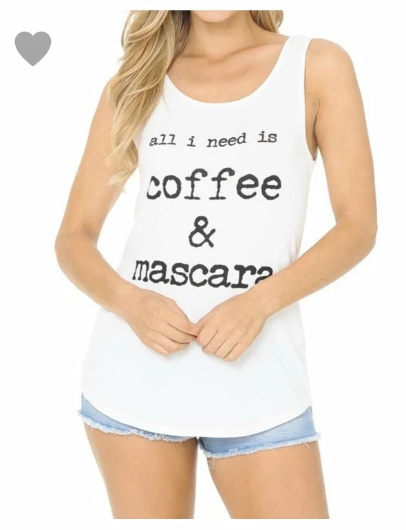 Alphabetapparel Coffee & Mascara White 3 Alphabetapparel Coffee & Mascara White