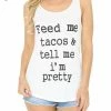 Alphabetapparel Feed Me Taco White