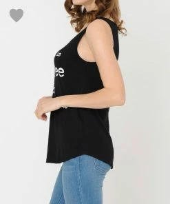 Alphabetapparel Graphic Tank & Tee Shirts Coffee & Mascara Black