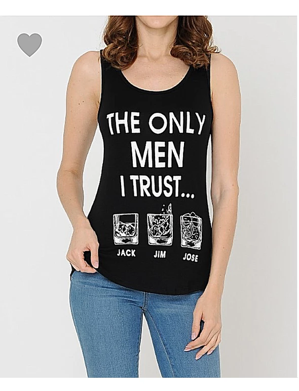 Alphabetapparel The Only Man I Trust Black Graphic Tank & Tee Shirts 3 Alphabetapparel The Only Man I Trust Black Graphic Tank & Tee Shirts