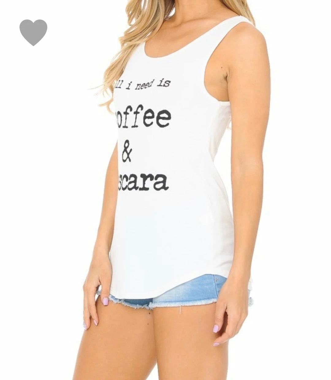 Alphabetapparel Coffee & Mascara White 5 Alphabetapparel Coffee & Mascara White