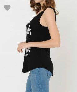 Alphabetapparel Mama Black Graphic Tank & Tee Shirts