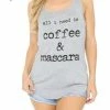 Alphabetapparel Coffee & Mascara Gray