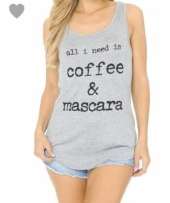 Alphabetapparel Coffee & Mascara Gray