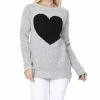 MAK-1 You Have My Heart Light Gray Sweaters & Cardigans 1 MAK-1 You Have My Heart Light Gray Sweaters & Cardigans