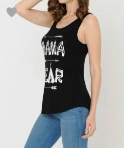 Alphabetapparel Mama Black Graphic Tank & Tee Shirts