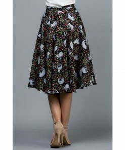 LA SOUL Mini Skirts & Mid Length Skirt Sleepy Sloth Skirt