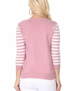 MAK-1 Sweaters & Cardigans Striped Face Sweater