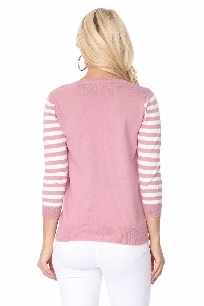 MAK-1 Stripe Face Sweater 4 MAK-1 Stripe Face Sweater