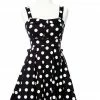 IXIA2 Missy Big Polka Dot Black Dress