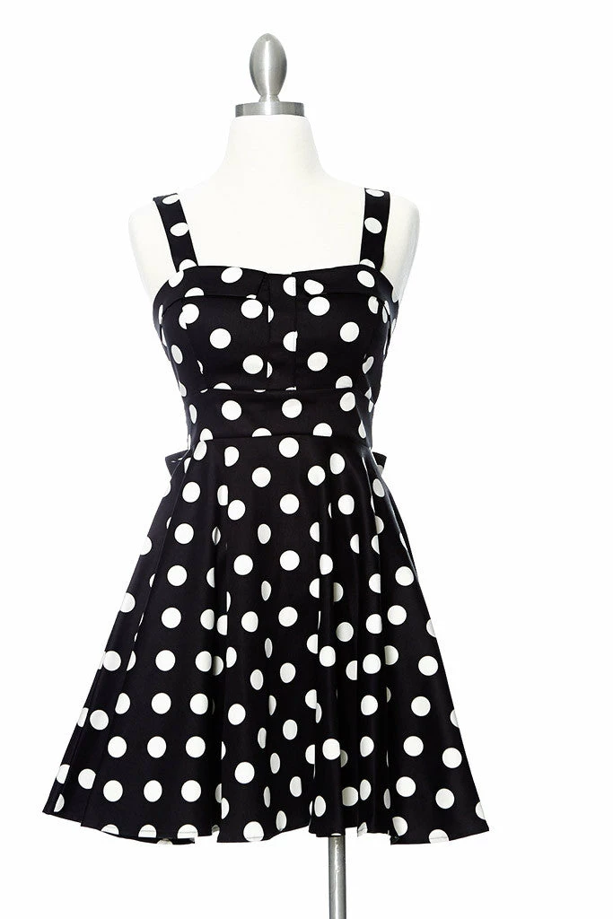 IXIA2 Missy Big Polka Dot Black Dress 3 IXIA2 Missy Big Polka Dot Black Dress